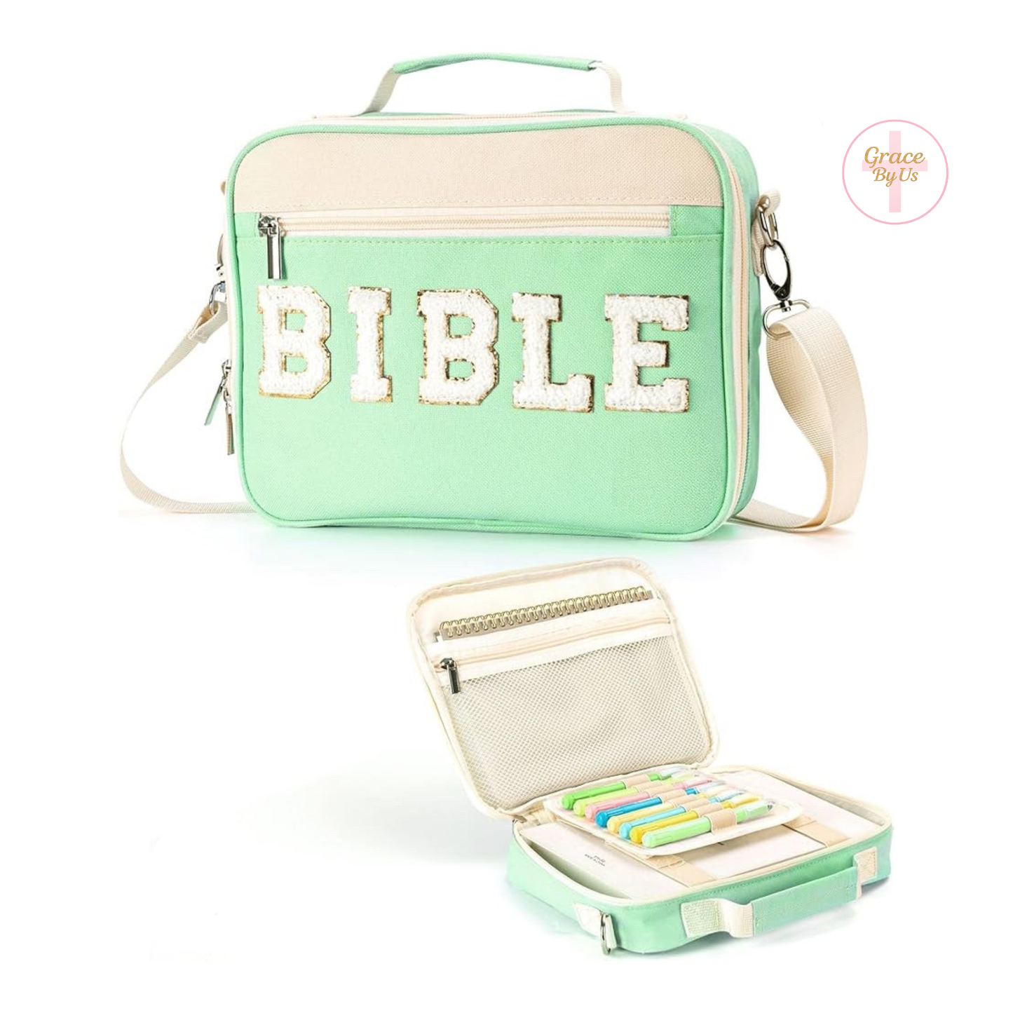 “Grace By Us” Bible Bag